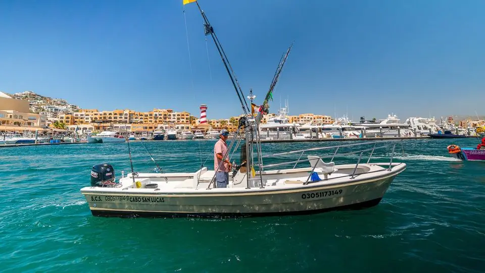 23' Panga fishing charter in Cabo San Lucas
