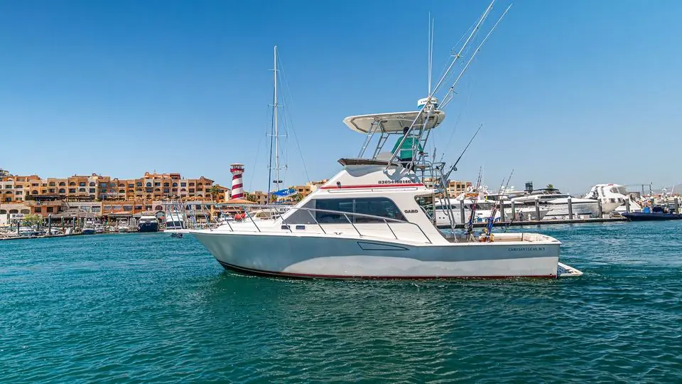 35' CABO Flybridge fishing charter in Cabo San Lucas