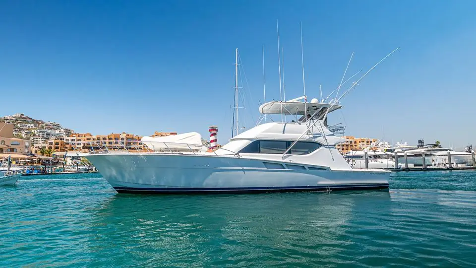 60' Hatteras fishing charter in Cabo San Lucas