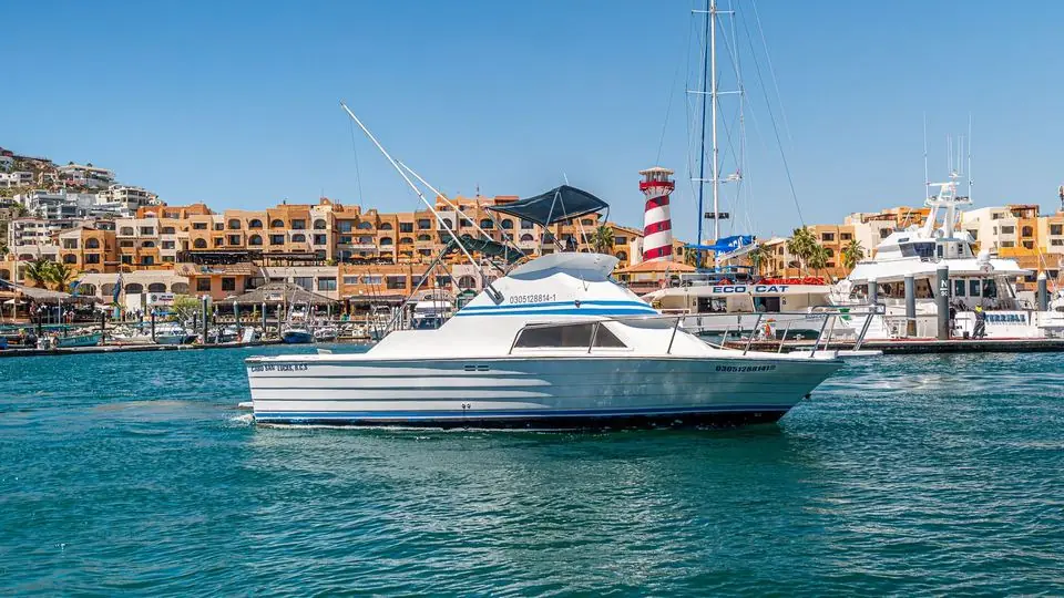 30' Uniflite fishing charter in Cabo San Lucas