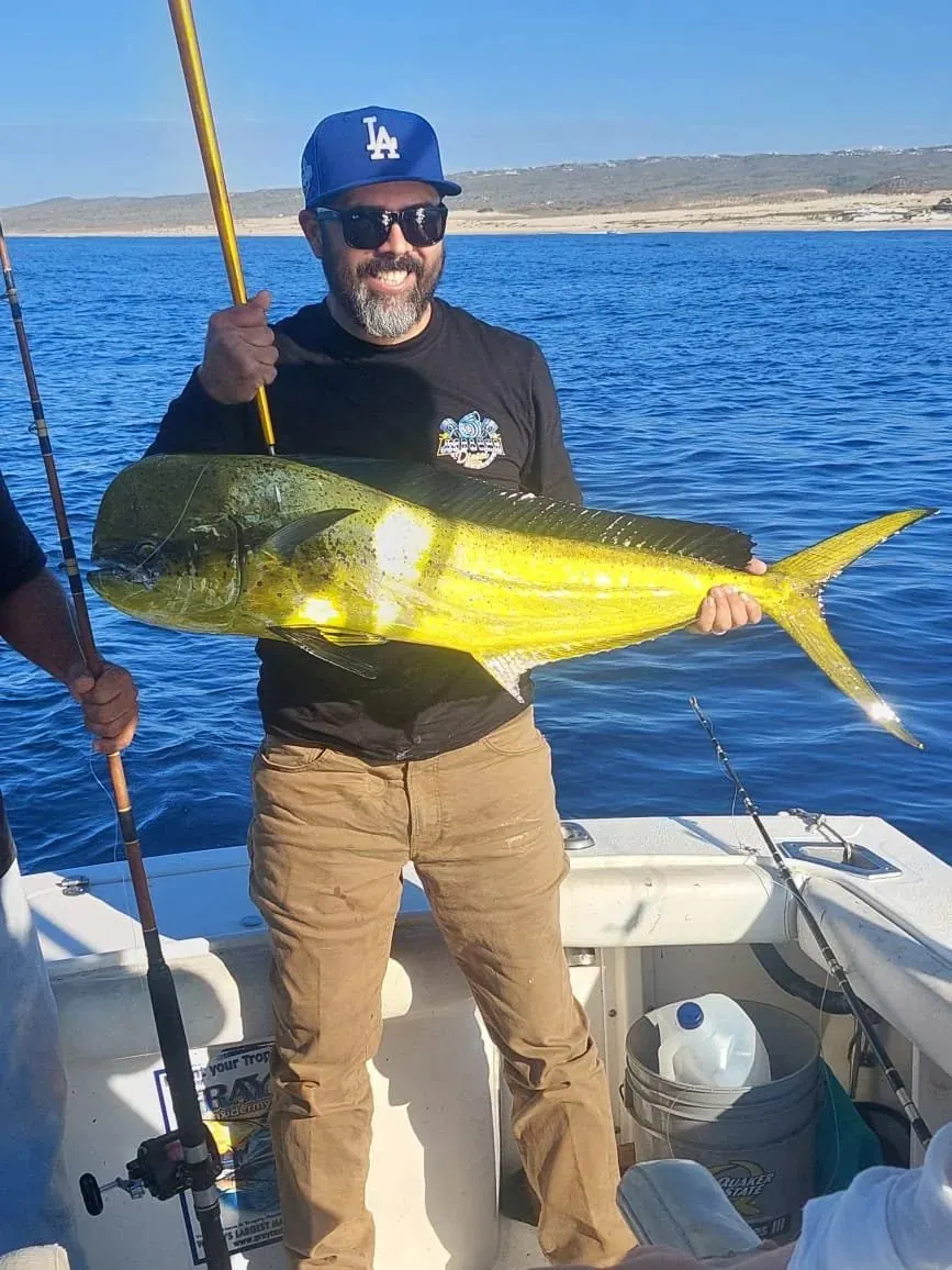 Angler with a dorado, January 2026