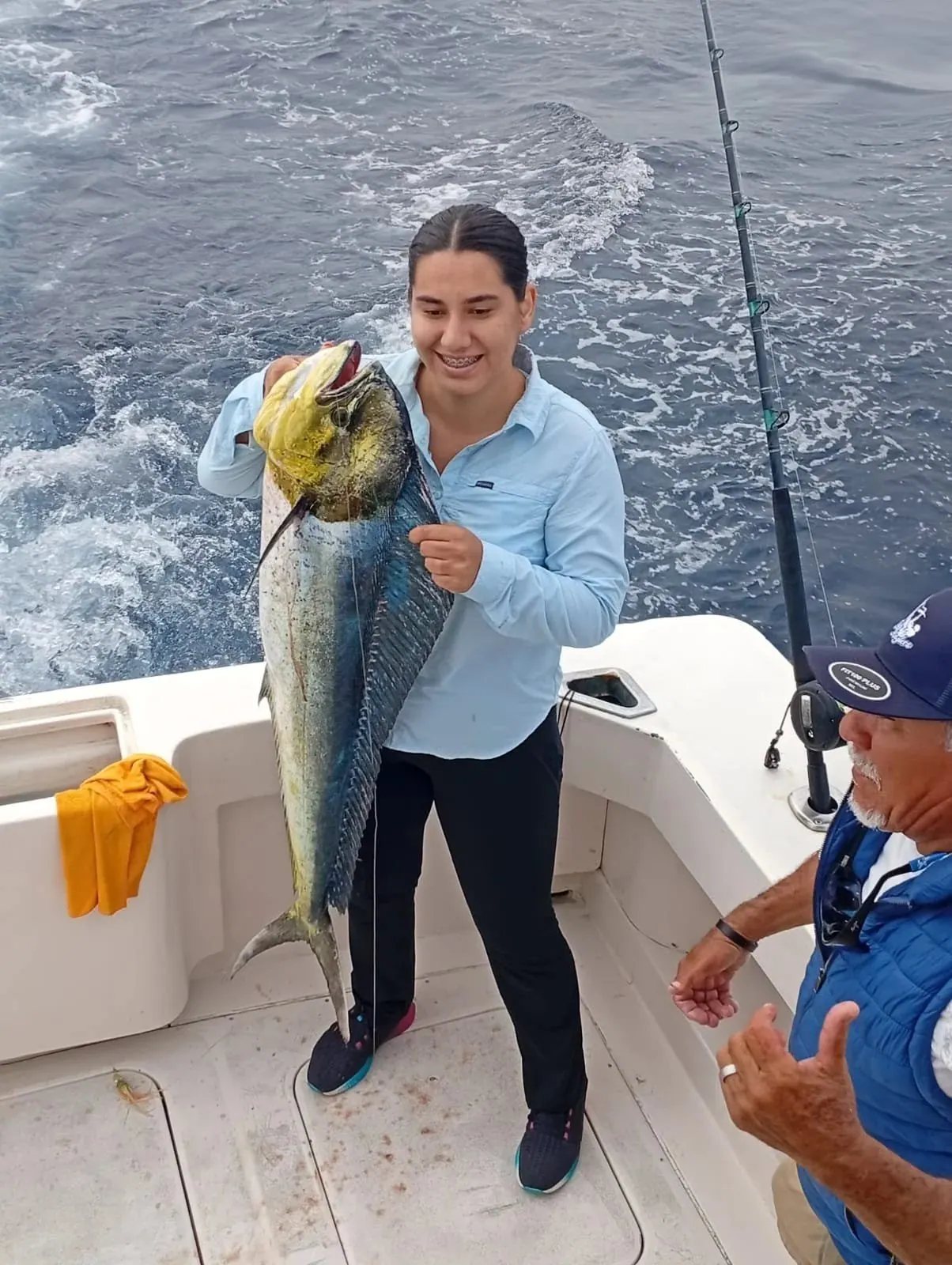 Angler with a dorado, February 2026