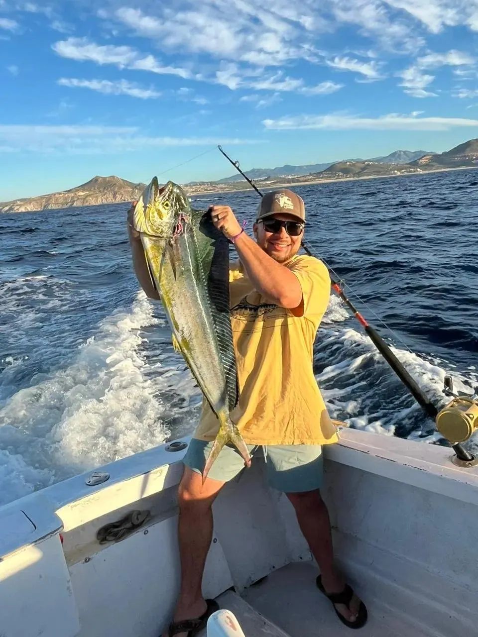 Angler with a dorado, November 2025