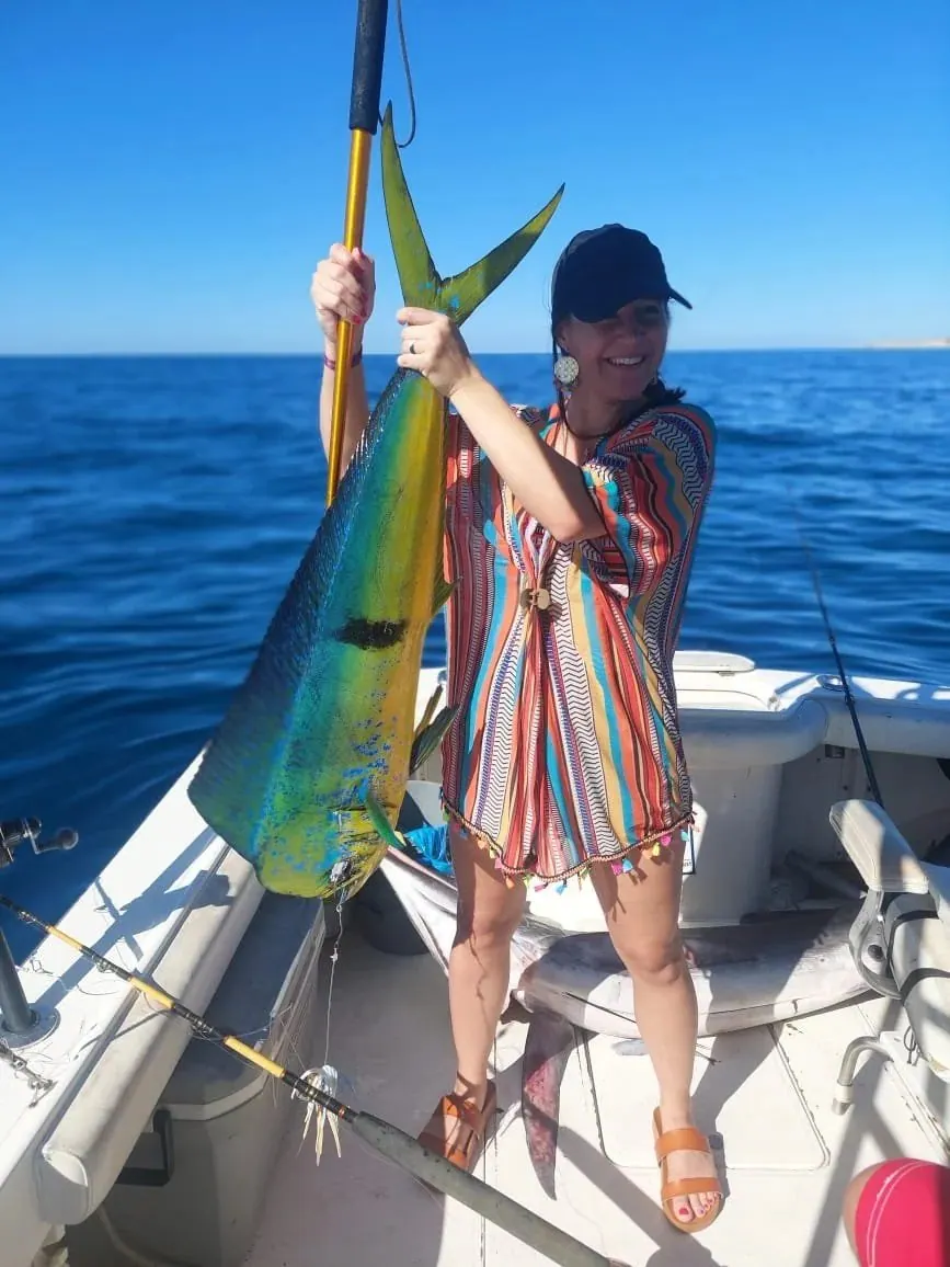 Angler with a dorado, December 2025